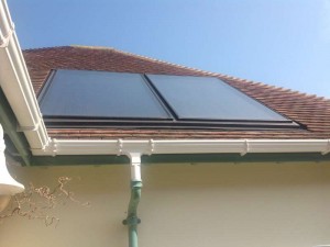'In roof' solar thermal